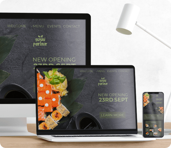 Mockup de optimización digital